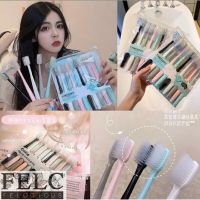 FELC เซ็ตแปรงสีฟันขนนุ่ม10 ด้าม Toothbrushเซตแปรงสีฟันสีพาสเทลขนนุ่มพิเศษใช้ได้ทั้งเด็กและคนโต