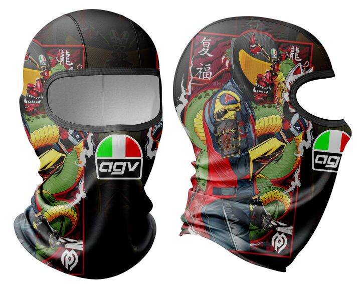 SAFETY GEAR AGV B01 NEW BALACLAVA FOR MOTOR RIDERS full sublimation