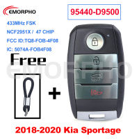 EMORPHO 95440-D9500 TQ8-FOB-4F08 5074A-FOB4F08 Keyless Smart Car Key 433MHz NCF2951X 47 Chip For 2018 2019 2020 Kia Sportage