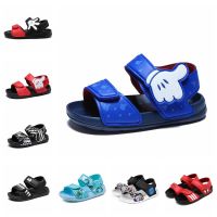 Baby Boy Sandals Summer Non-slip Beach Shoes Spiderman Shark Dolphin Mickey Mouse Kid Girl Waterproof Children Breathable Sandal