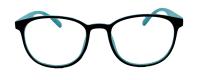 แว่นตาแว่นขยาย แว่นตาขยาย แว่นสายตายาว แว่นสายตา แว่นตาอ่านหนังสือ  แว่นอ่านหนังสือ สีเขียวมิ้นขอบดำ ผลิตพลานสติกอย่างดี แข็งแรง