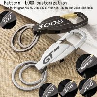 [HOT] For Peugeot GT GTLine 206 207 208 306 307 308 508 106 107 108 2008 3008 5008 Car trinket Car Alloy Keychains Keyring Key Chain