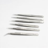 1 Pcs ST Series Stainless High Quality Handle Tweezers Anti Static Tweezers Watchmaker Repair Tools Repair Hand Tools Sets