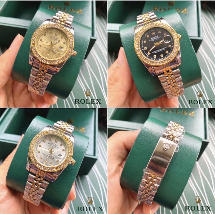 พร้อมส่งนาฬิกาโรเลกซ์rolexไซส์31mmแบรนด์ดัง-นาฬิกาแบรนด์เนม-นาฬิกาผู้หญิง-นาฬิกาผู้ชาย-นาฬิกาลดราคา