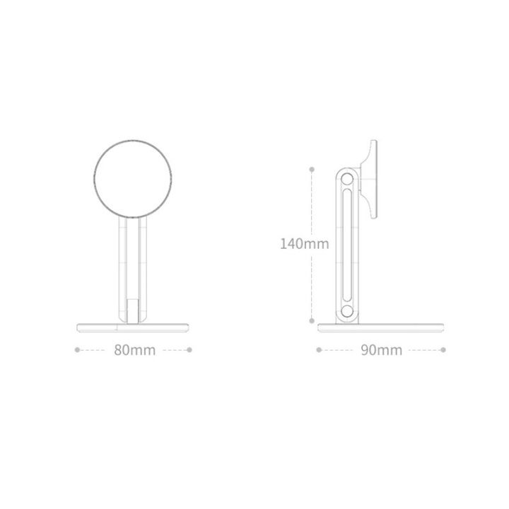 mozhao-ขาตั้งเดสก์ทอปโทรศัพท์แม่เหล็กที่ปลอดภัยหมุนได้360-พับได้แบบพกพาเหมาะสำหรับที่วางโทรศัพท์12-13-14promax