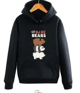 Shop We Bare Bears Jacket Hoodie online | Lazada.com.ph