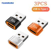 USB 3.0 To Type C Adapter 10A OTG TypeC Female to USB Male Converter Fast Charging Data Transfer For Macbook Xiaomi Samsung