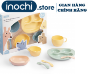 inochi.store Bộ đồ ăn dặm trẻ em Amori, chính hãng inochidành cho bé từ 6