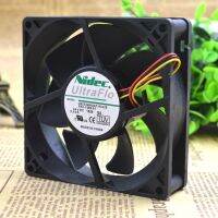 Nidec 9cm 9025 three-wire fan U92T24MUA7-53J25 24V 0.14A cooling fan