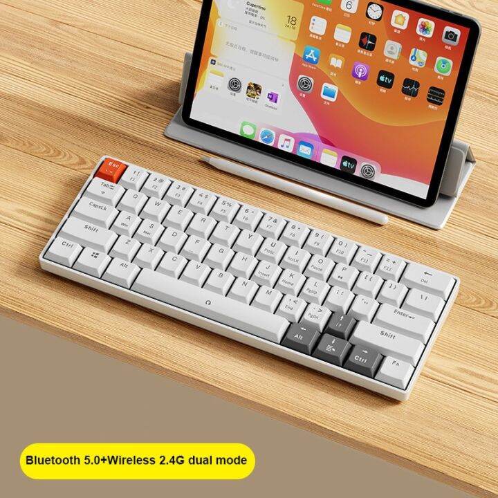 Lenovo Wireless Keyboard 2.4G Bluetooth Combo Slient Gaming Keyboard