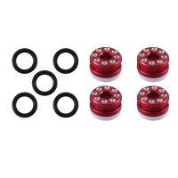 Metal Delrin Cap Hub Nut With O-Ring AON21N02 For ARRMA BLX 6S 1/8 Karton Typhon Outcast 1/7 Limitless Mojave Parts