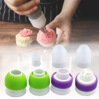 ✹ Icing Piping Nozzles Tips Cake Decorating Converter Plastic Mouth Converter Adapter Pastry Bag Tip Connector Cake Baking Tools