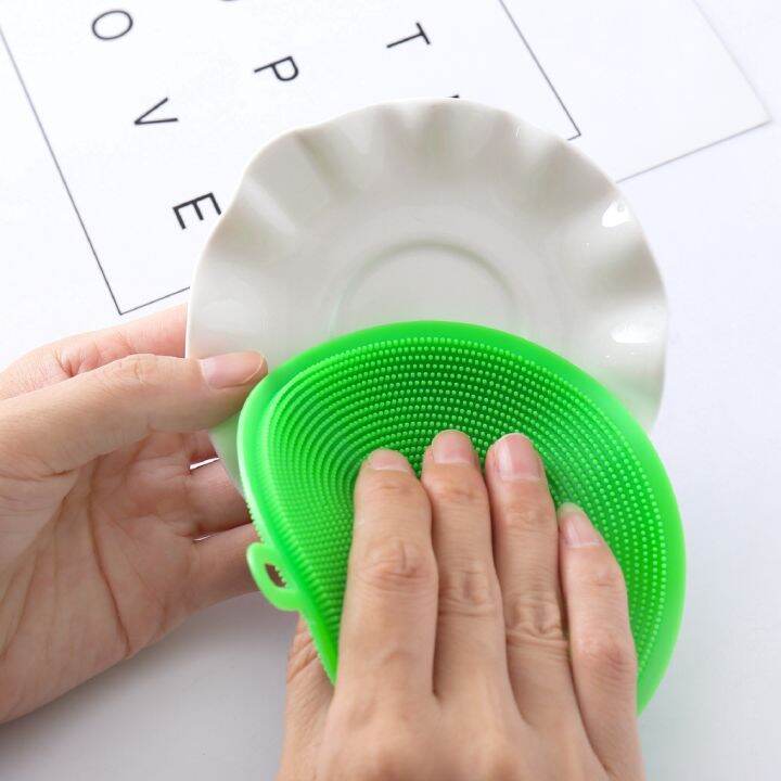 kitchen-dishwashing-brush-round-silicone-dishcloth-cleaning-kitchen-tools