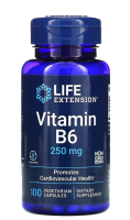 Life Extension Vitamin B6 250 mg / 100 Vegetarian Capsules