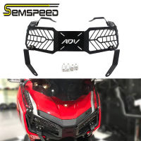 SEMSPEED Motorcycle Grille Grill Headlight Headlamp Guard Cover For HONDA ADV160 ADV 160 2022-2023