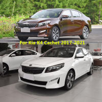 สำหรับ Kia K4 Cachet 2017 2018 2019 2020 2021รถคาร์บอนไฟเบอร์กระจกมองข้าง Visor ปกติดตัดโล่คิ้วฝนอาทิตย์โคมไฟ