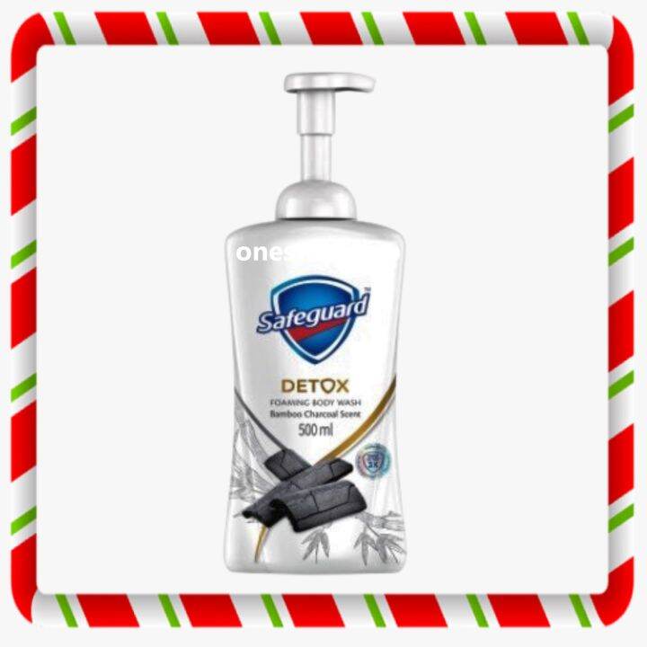 Safeguard Detox Foaming Body Wash Charcoal 500mL Lazada PH