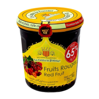 คอมเต เดอ โพรวองซ์ แยมผลไม้รวมสีแดง 65% 340 กรัม - Red Fruit Jam 65% Fruit 340g Comtes de Provence