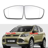 กระจกมองข้างอุปกรณ์เสริมรถยนต์สำหรับ Ford Kuga 2013-2019เลนส์สะท้อนแสงเลนส์กระจกกระจกมองหลังพร้อมระบบทำความร้อน1ชิ้น