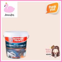 สีน้ำทาภายนอก NIPPON PAINT HYBRIDSHIELD สี PINK CLOUD #NPOW1037P กึ่งเงา 2.5 แกลลอนWATER-BASED EXTERIOR PAINT NIPPON HYBRIDSHIELD PINK CLOUD #NPOW1037P SEMI-GLOSS 2.5GAL **คุณภาพดี**