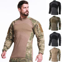 Men Tactical T-shirt Combat T-Shirt Long Sleeve Military T-Shirt