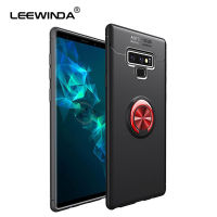 LEEWINDA สำหรับ Samsung Galaxy Note 9เคสโทรศัพท์,Magnetic เกราะขอบซิลิโคนและโลหะด้านหลังแหวนปลอก