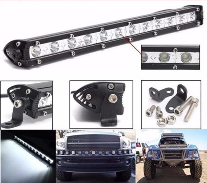 led-light-bar-ไฟรถยนต์-36-w-บาร์ยาว-13-นิ้ว-ทรงตรง-ไฟหน้ารถ-ไฟท้าย-สำหรับอะไหล่รถ-อุปกรณ์รถยนต์-รถสิบล้อ-รถบรรทุก-รถ-jeep-atv-เรือประมง-เรือยอชท์-รถบรรทุก-รถสิบล้อ-สว่างมาก-เเสงพุ่ง-งานพรีเมี่ยม-เเสงข