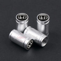 【XPS】4Pcs ยาง Stem Air Caps สำหรับ Honda Civic Accord 7 Fit Jazz Crv Hrv อลูมิเนียมโลหะล้อรถยาง Air Valve Caps Stem Cover