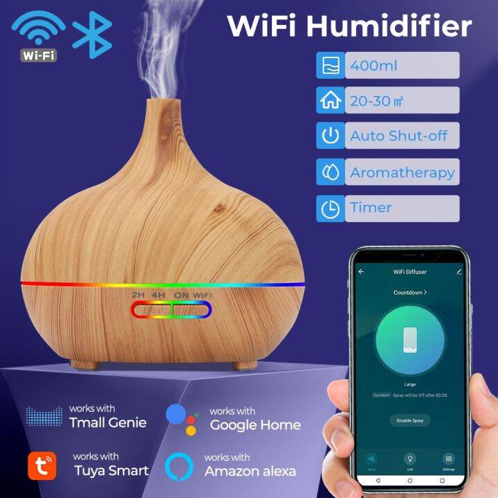 smatrul-tuya-wifi-smart-home-humidifier-essential-aroma-oil-diffuser-ultrasonic-400ml-wood-grain-air-humidifier-mist-maker-led-light