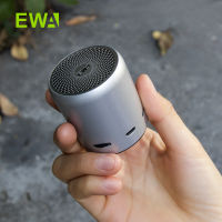 EWA A107S ลำโพงบลูทูธ ขนาดเล็ก แบบพกพา วัสดุโลหะ บลูทูธ 5.0 รองรับการ์ด TF