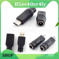 B5ev40er4ly Shop 1x 5.5*2.1mm DC Female power Jack To type c mirco usb 2.0 type a male Plug Female Jack 5V Power Plug Connector converter Laptop