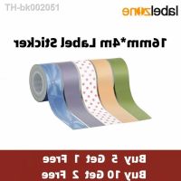 ☽ Mini Label Tapes 16mmx4m Solid Color Waterproof Oli proof Sticker For MakeID Bluetooth Thermal Label Printer L1-A