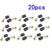 20pcs CB103 Electric Motor Carbon Brushes For Angle Grinder Handdrill 15x10x6mm Power Tool Accessories Replacement Rotary Tool Parts Accessories