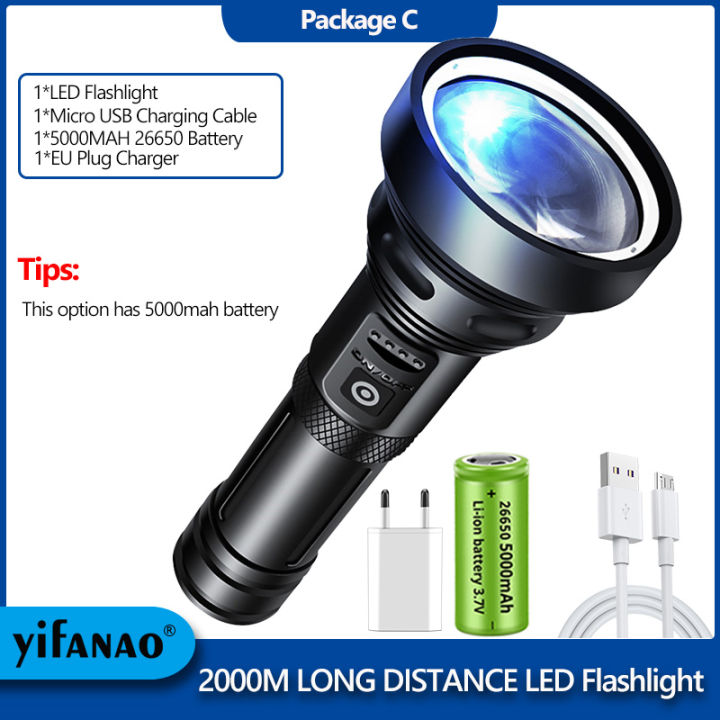 2000m-super-long-distance-led-flashlight-with-large-convex-lens-waterproof-aluminum-alloy-portable-spotlights-for-camp-hiking