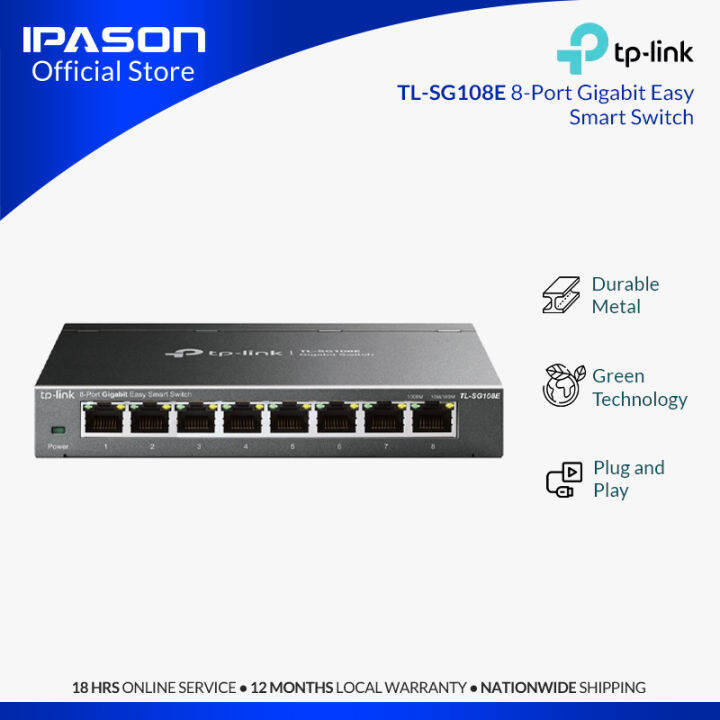 TpLink SG108E 8port gigabit easy smart Switch Lazada PH