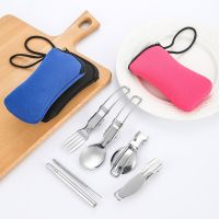 Limited Time Discounts Folding  Fork Spoon Camping Cutlery Tourism Outdoor Tablewares Portable Camping Supplies Equipment For Hiking Picnic Travel