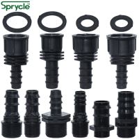 SPRYCLE 4PC 1/2" 3/4" Female Male Thread Connector To Barb 16mm 20mm 25mm PE Hose Adapter Garden Irrigation Drip Watering System Watering Systems Gard