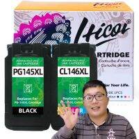 ตลับหมึกพิมพ์146XL Hicor 145 XL เปลี่ยนแทนที่สำหรับแคนนอน PG-145XL ชุดคำสั่งผสม CL146XL สำหรับ MG2910 MG2510 Pixma