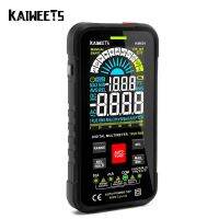 KAIWEETS ตัวเก็บประจุ KM601 9999มัลติมิเตอร์แบบดิจิทัลสมาร์ทออโต้1000V 10A เครื่องวัดระยะโอห์ม Hz REL True RMS AC DC DMM