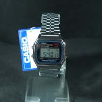 Casio Digital นาฬิกาข้อมือสายสแตนเลส รุ่น A159W-N1  ( ของแท้ประกันศูนย์ 1 ปี )