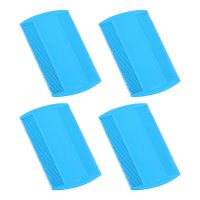 4pcs Massage Lice Cleaning Tool Home Fine Teeth Grooming Solid Plastic Dog Cat Hair Removal Double Sided Pet Flea Comb