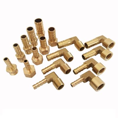 4mm 6mm 8mm 10mm 12mm 14mm 16mm 19mm 25mm Hose Barb x 1/8 1/4 3/8 1/2 3/4 1 BSP Male Elbow Brass Pipe Fitting Connector