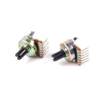 Sun 2pcs Type 161 Semi-Circular SHAFT 50K B503 Potentiometer 6Pin Power Amplifier Tuning Potentiometer SWITCH