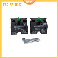 Aleaty? 2pcs XB2 PUSH button SWITCH ZB2-BE102C(NC) Contact BLOCK ZB2-BE101C (NO)