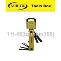 ❆♧ ARROW A30100 7 PIECES FOLD HEX WRENCH SET EASY USE SAFETY GOOD QUALITY