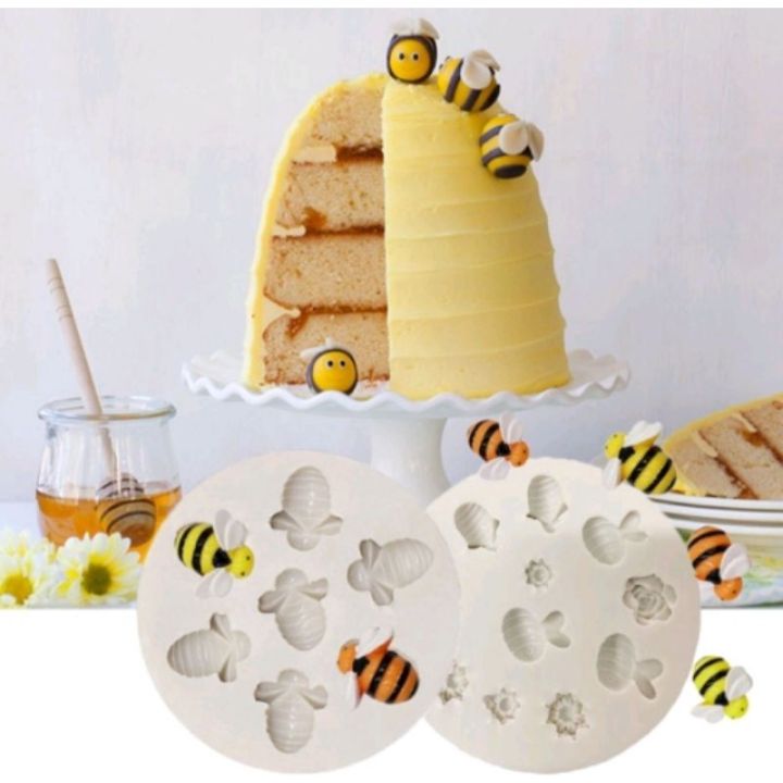 พิมพ์ซิลิโคน-ผึ้ง-4-แบบ-และ-รังผึ้ง