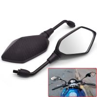 1 Pair Motorcycle Rear View Mirrors For Honda Grom Cb190r Cbr250r Yamaha Fz1 Fz6 Ybr 125 Bmw F800r 10mm 8mm Side Convex Mirror