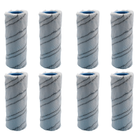 8 Pieces Set of Rollers for FC5 FC7 FC3 FC3D Electric Floor Cleaner Replacement Rollers 2.055-007.0 Gray