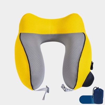 OUtdoor Tourist Airplane Neck Support Pillows Folding Chair Seat Cushion Pad Travel Headrest