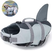 Pet Safety Life Jacket Anti-crack Dog Life Jacket Shark Vest with Rescue Handle Safety Swimsuit  Life Jackets